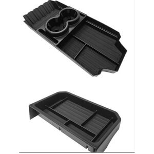 BestEvMod Tesla Cybertruck Under Screen Storage Box Tray‎ Organizer Cup Holder